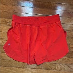 Lululemon Fast and Free Reflective High-Rise Classic-Fit Short 3" Size 10